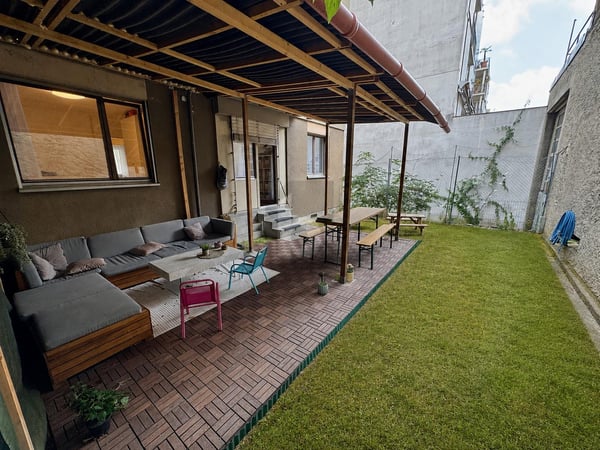 DER GARTEN VOR DER TÜR STATT NUR EIN BALKON