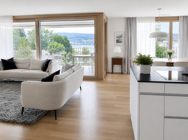 Helle 4.5-Zimmerwohnung mit Seeblick in Küsnacht 3