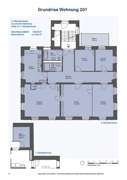 Charmante 5.5-Zimmer-Wohnung mit Kachelofen und Fischgrätparkett 10