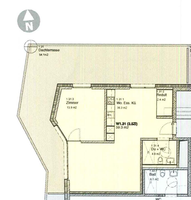 Moderne 2.5-Zimmer-Terrassenwohnung mit Aussicht in Bonstetten 6