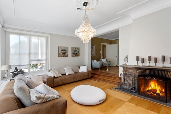 Grossartige Stadtvilla in idyllischer Umgebung mit viel Baulandreserve 1