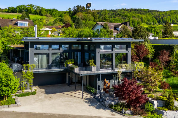 Architektenvilla mit Atrium, Pool und Panoramaseesicht. 7