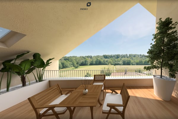 Neubau-Dachmaisonettewohnung in idyllischer Rheinnähe B 1.3 5