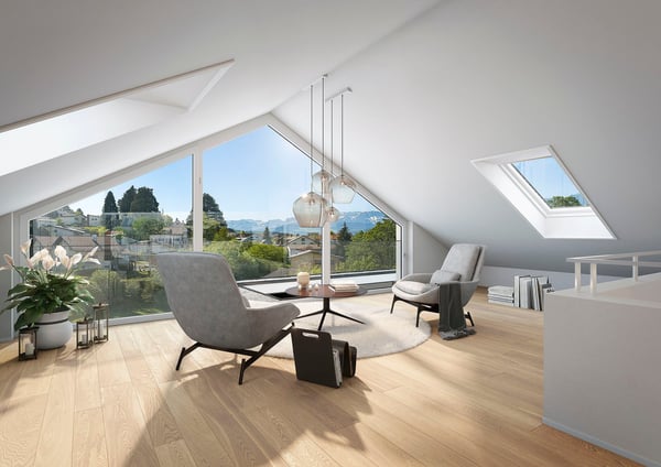 Spektakuläre 5 1/2 Zi.-Dach-Maisonettewohnung mit grandioser Aussicht auf den Alpstein 1