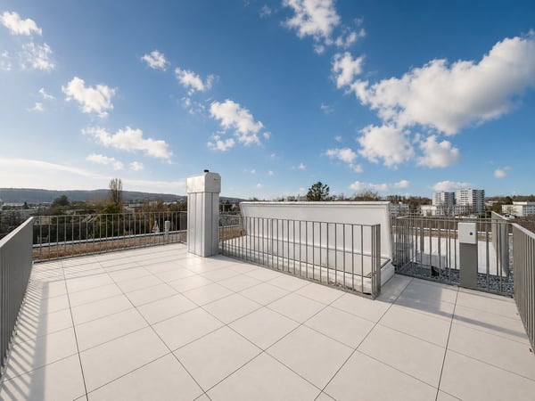 Moderner Innenausbau und grosse Dachterrasse 9