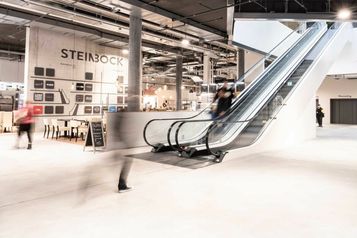 Popup Fläche in der Markthalle vom Steinbock