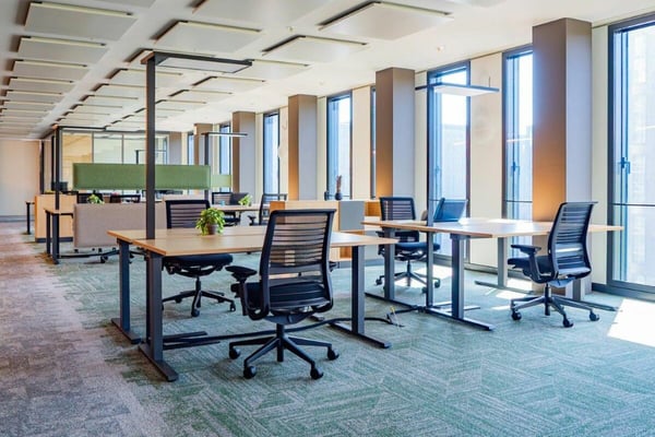 Vollausgebaute Büroflächen in den Quadro Towers 6