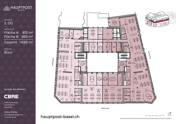 Ihr neues City-Headquarter in der HAUPTPOST Basel 10