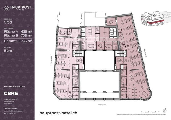 Ihr neues City-Headquarter in der HAUPTPOST Basel 11