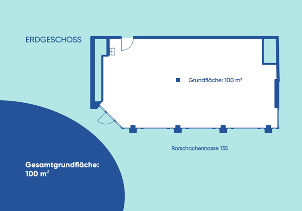 Gewerbefläche Ideal für ein Gym, Coiffeursalon oder Beautysalon zu vermieten 2