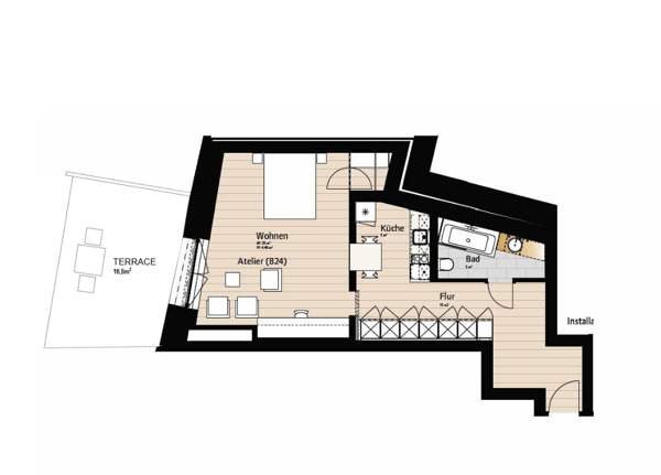 Urban, durchdacht, stilvoll – Wohnen an der Bellariastrasse 36, Zürich 17