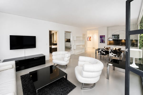 BE11 – Stilvolle 1-Zimmer-Wohnung mit Terrasse an der Bellariastrasse 36, Zürich 9