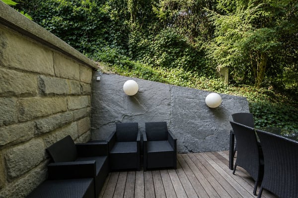 BE11 – Stilvolle 1-Zimmer-Wohnung mit Terrasse an der Bellariastrasse 36, Zürich 13