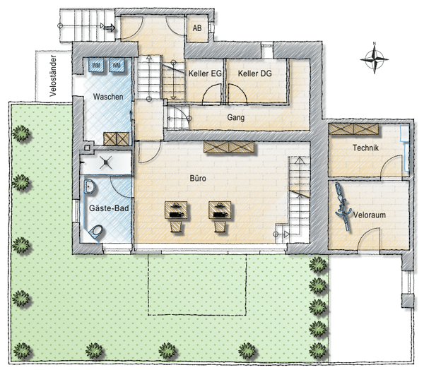 Charmante 1.5-Zimmer-Maisonette-Wohnung in ruhiger Lage 3
