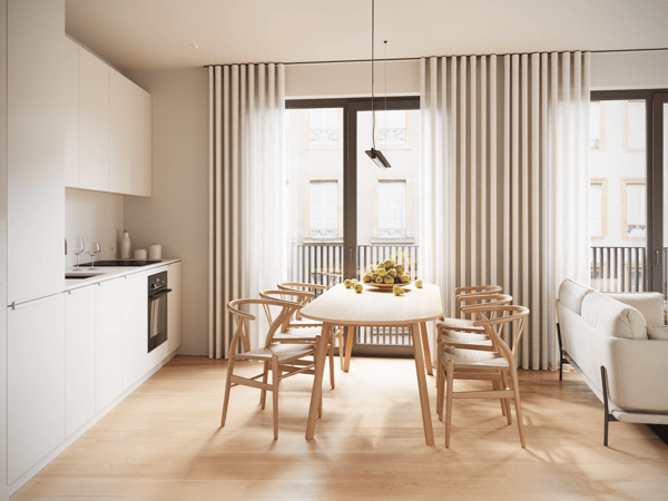 1.5-Zimmer-Maisonettewohnung mit privater Dachterrasse in Oerlikon 1