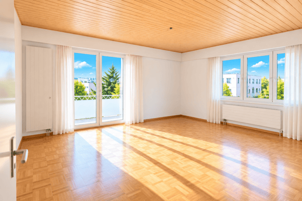 Herrliche und grosse 4- Zimmerwohnung mit Balkon an der Hauptstrasse 7