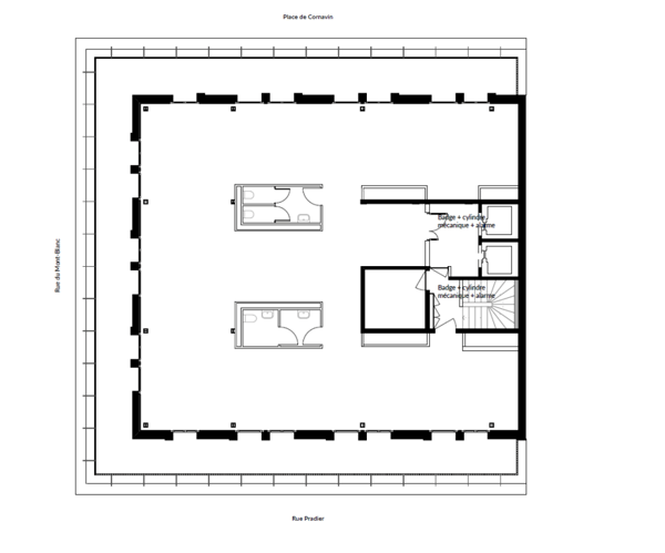 Exclusive rooftop with private terrace - Le Carré Cornavin, Geneva 4