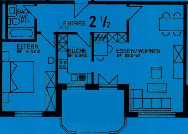 2.5-Zimmer-Gartenwohnung zu mieten 7