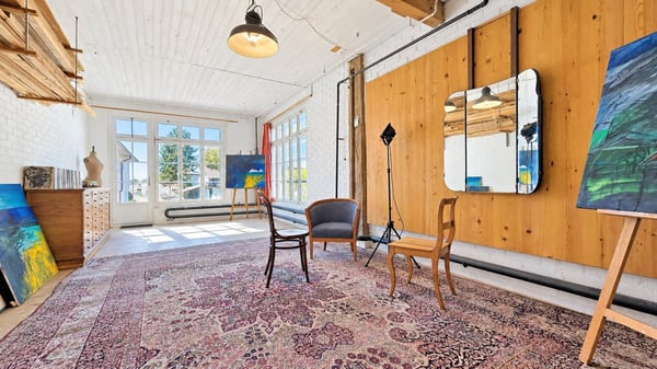 Neu aufgebauter Flarzhausteil mit Atelier-/Loftbereich 6