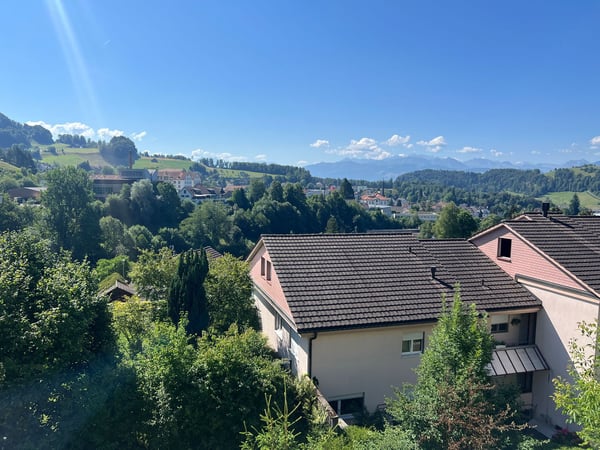 3.5-Zimmer-Wohnng mit grosser Terrasse / Wintergarten und herrlichem Ausblick 2