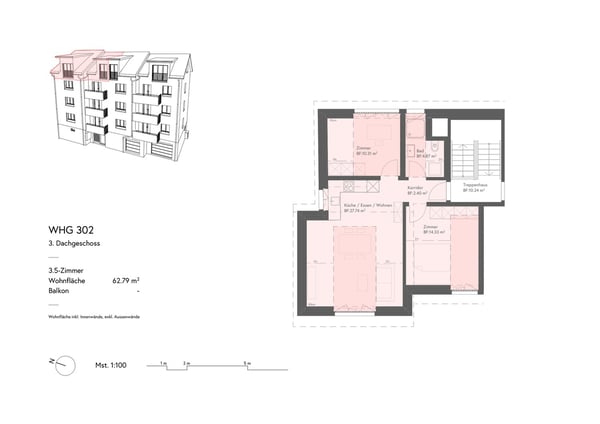 Erstvermietung – Exklusive Dachwohnung an sonniger und zentraler Lage 6
