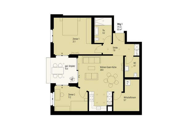 Per 1. Februar 2026 bezugsbereite Gartenwohnung - Jetzt besichtigen! 7