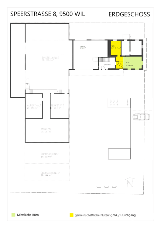 Büro- oder Hobbyraum an zentraler Lage 3