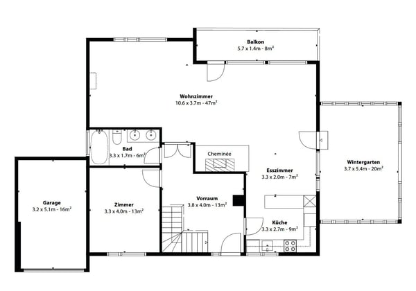 Attraktives 5½-Zimmer Einfamilienhaus mit Garage und schöner Bergsicht 12