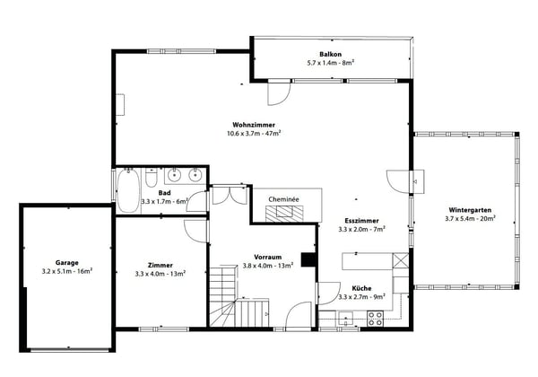 Attraktives 5½-Zimmer Einfamilienhaus mit Garage und schöner Bergsicht 12