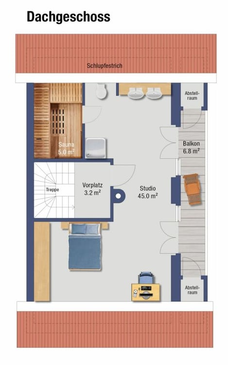 6.5 - Zimmer Doppelhaushälfte in Gibswil 18