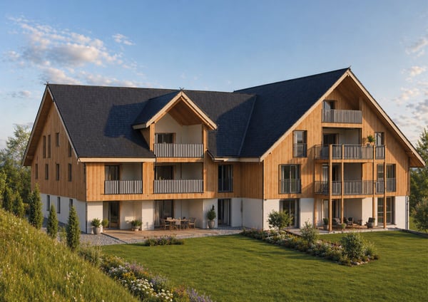 Dachwohnung mit Weitblick | 4½ Zimmer in Hosenruck 6