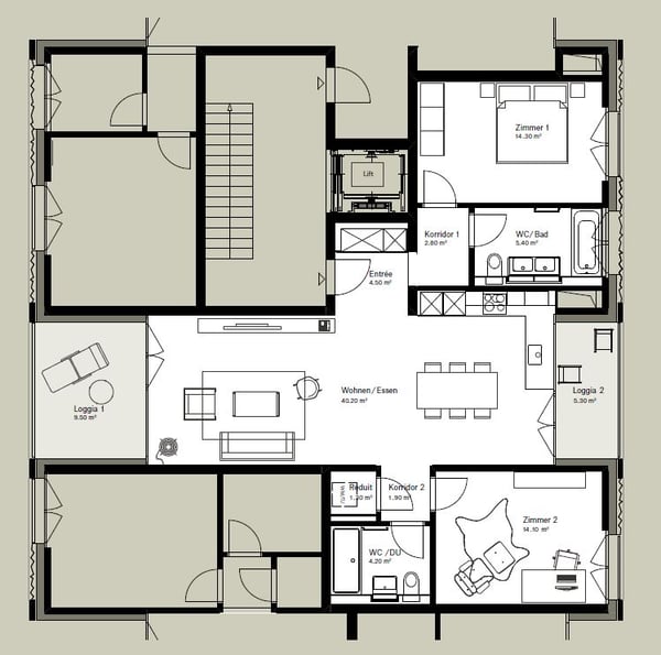 Edle, moderne 3.5 Zi. Wohnung im Herzen des Glattparks - ruhige Lage 11