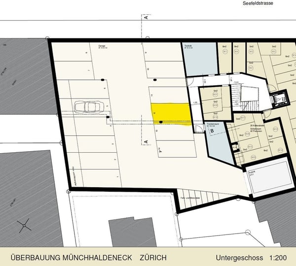 E-Mobility Garagenplatz im Zürcher Seefeld 5