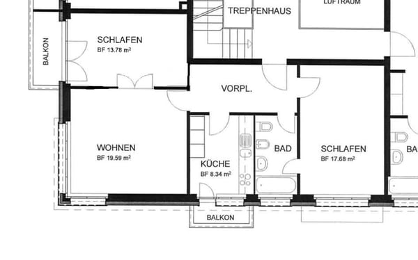 Wohnen nahe Kunsthaus / Befristet bis zum 31.03.2027 10