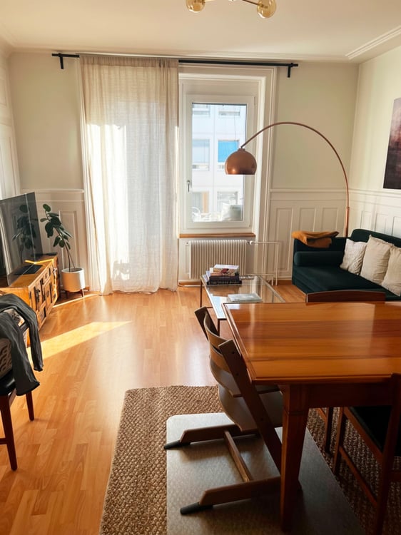 Charmante, unmöblierte 3-Zimmer-Wohnung in zentraler Lage in Zürich 6