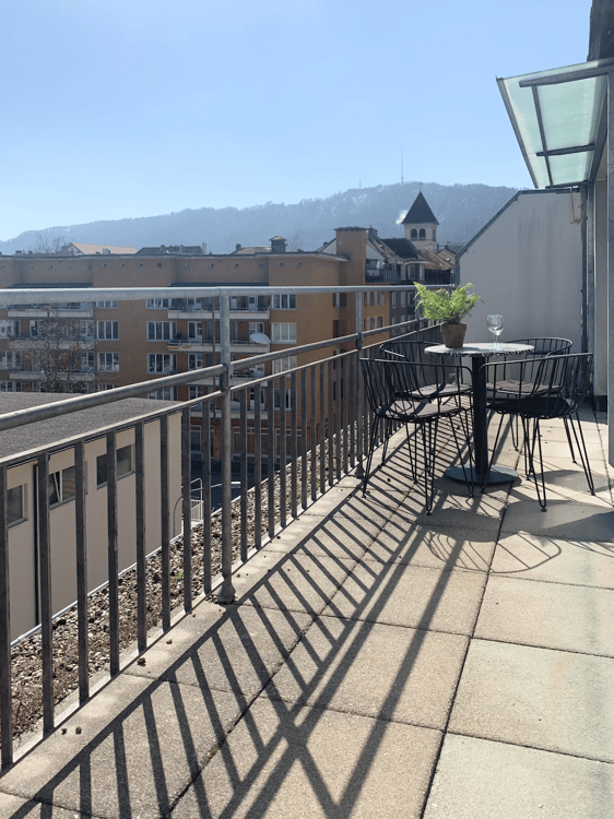 Modern furnished, bright 1 bedroom penthouse apartment with terrace 7