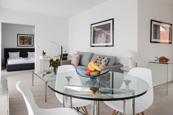 Modern furnished, bright 1 bedroom penthouse apartment with terrace 2