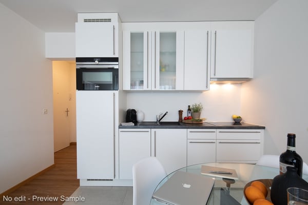 Spacious modern furnished 1-bedroom apartment with balcony and weekly cleaning service for rent 2