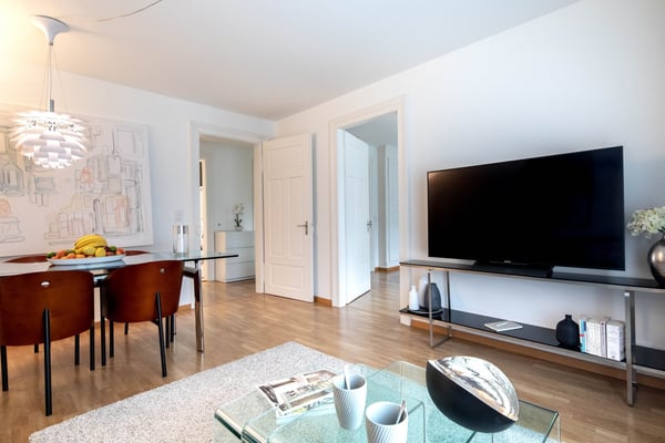 Furnished 2-Bedroom Apartment in Zurich – Balcony & Weekly Cleaning 3