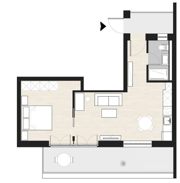 Charming 2.5-Room Attic Apartment with Balcony in Zürich Wiedikon 20