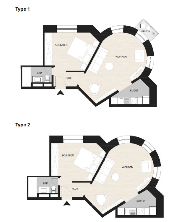 Spacious 1-bedroom apartment with balcony and weekly cleaning service for rent 13