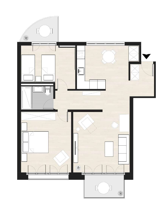 Furnished 2-Bedroom Apartment Zurich Wiedikon – central, Balcony & cleaning Servic 16