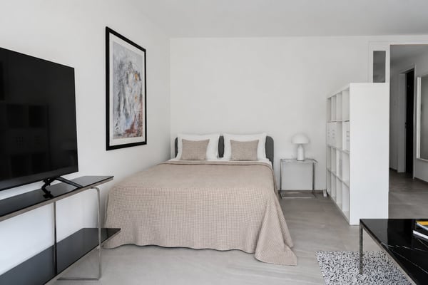 Furnished Studio Apartment Zurich Wiedikon – central, Balcony & cleaning Servic 8