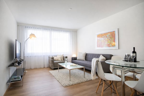 Spacious furnished 1-bedroom apartment with weekly cleaning service for rent 2