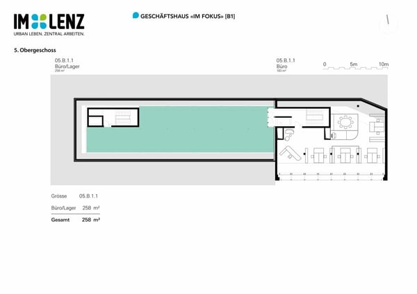 Büro- und Lagerräume «Im Fokus» auf 300 m² / 5. Obergeschoss 9