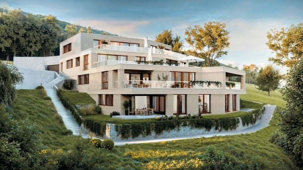 Wohnen für höchste Ansprüche - Attika Terrassenhaus mit atemberaubender Alpensicht 2