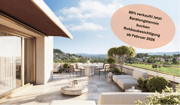 HORIZONT Küttigen - Hochwertige Attikawohnung mit Weitsicht 1