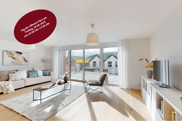 Modernes Neubau-Reihenhaus in Reinach mit sonnigem Wohnambiente 1