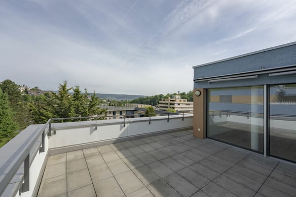 Attikawohnung mit 120 m² Terrasse und unverbautem Blick auf Wald und Weite 13