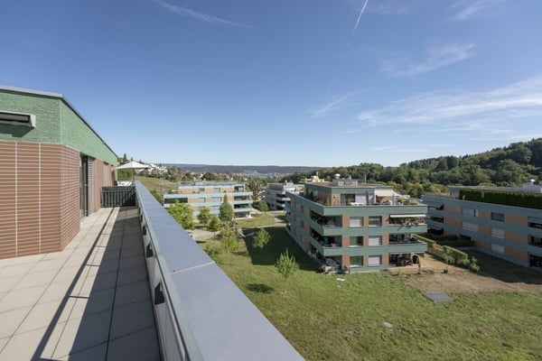 Attikawohnung mit 120 m² Terrasse und unverbautem Blick auf Wald und Weite 10